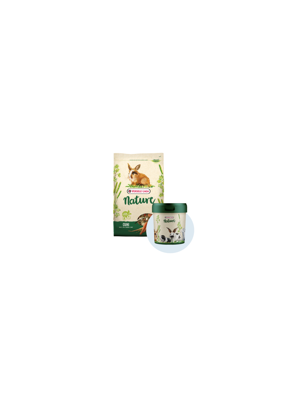 VERSELE-LAGA Cuni Nature 2,3kg - dla królików miniaturowych + pojemnik GRATIS !!!