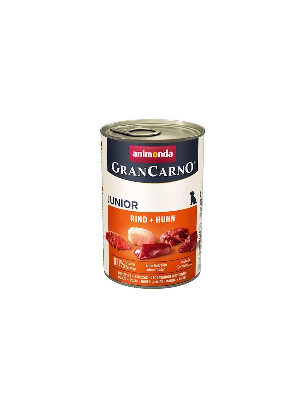 ANIMONDA GranCarno Junior smak: Wołowina + kurczak 6x400g