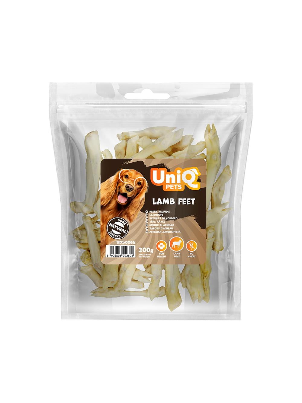 UNIQ PETS przysmak dla psa racice jagnięce 300g