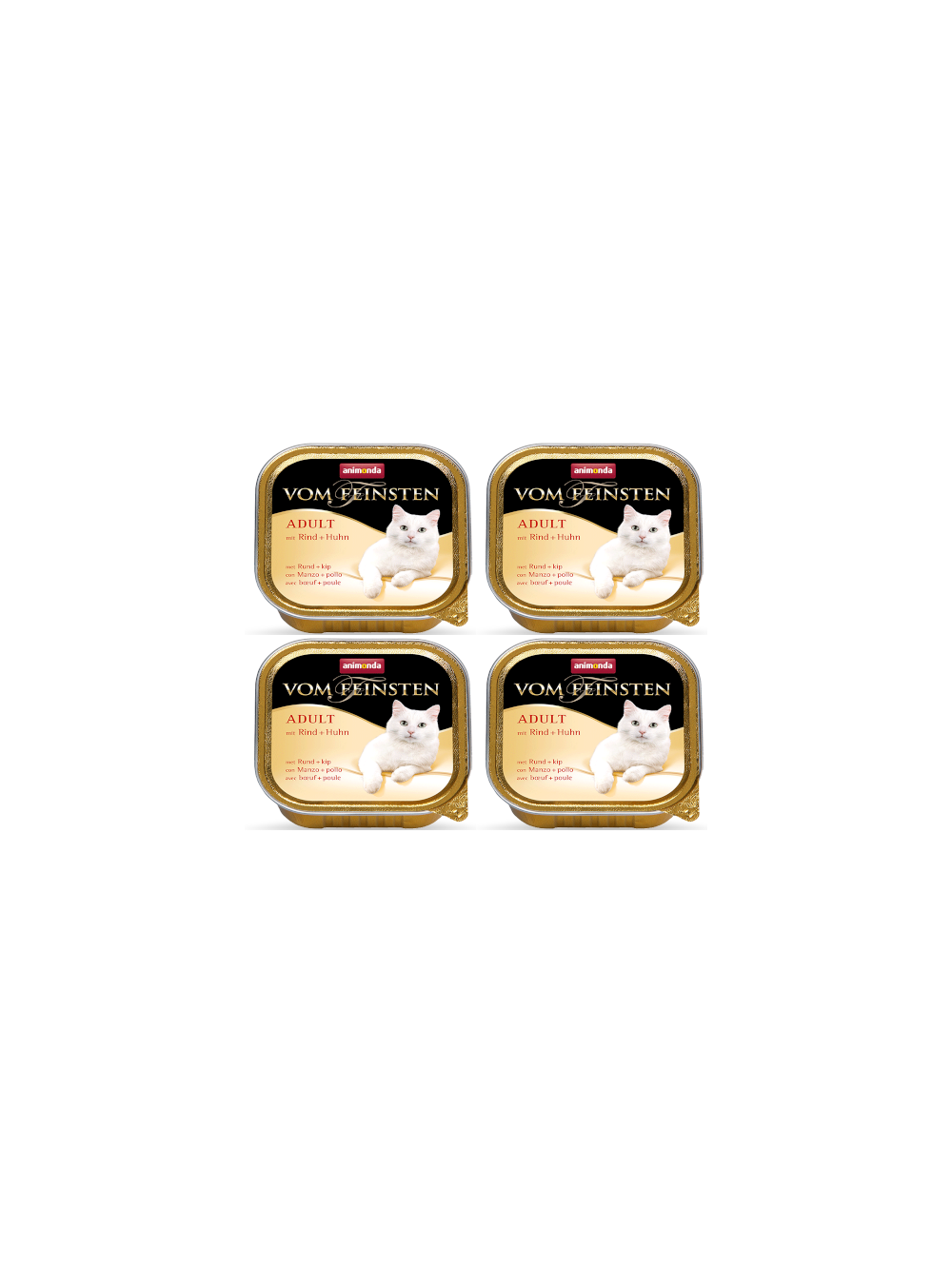 ANIMONDA Cat Vom Feinsten adult cat smak: wołowina + kurczak 32x100g
