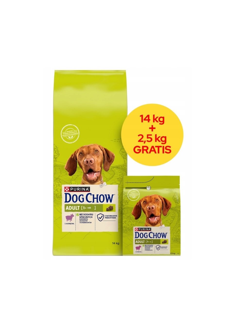 PURINA Dog Chow Adult  Lamb 16,5kg (14kg+ 2,5kg GRATIS!!)