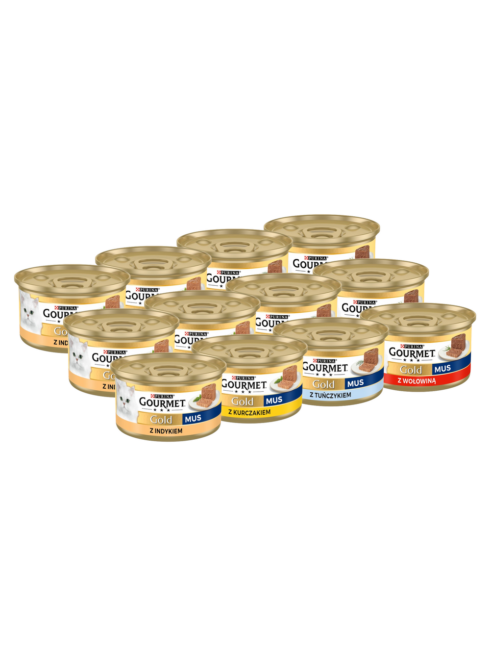 Purina Gourmet Gold mus Mix Smaków 48x85g