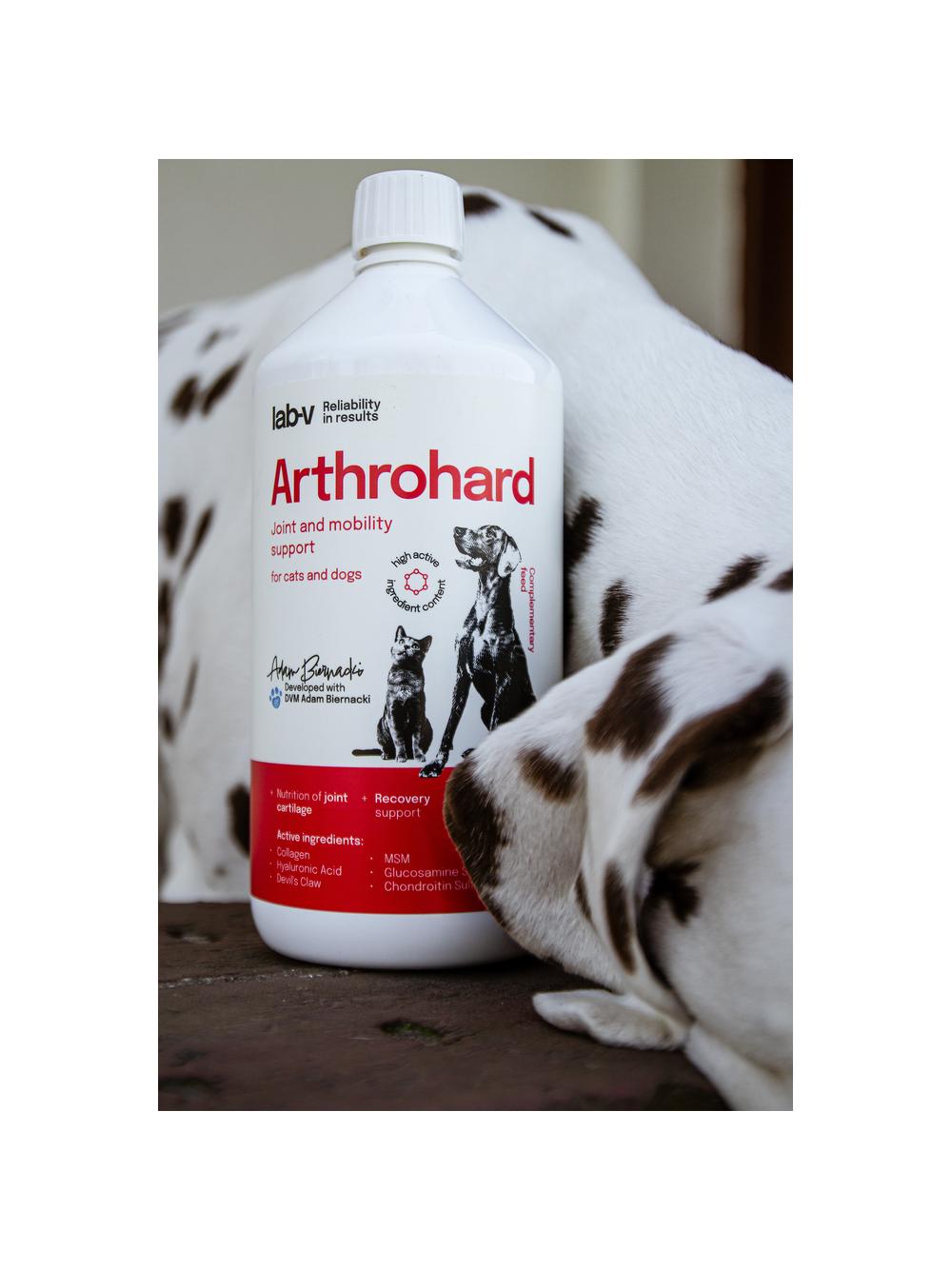 Lab-v Arthrohard 1000ml Preparat na wsparcie stawów dla psa i kota
