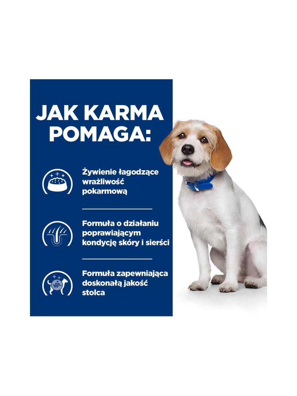 HILL'S PD Prescription Diet Canine z/d Food Sensitivities Low Fat 10kg /Opakowanie uszkodzone (5376,6812,7333,7820,8136,8483)!!