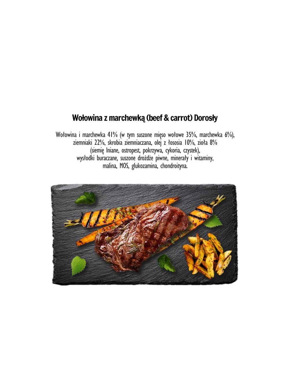 Paka Zwierzaka - Seventh heaven - Wołowina z marchewką (beef & carrot)  "M" 9kg