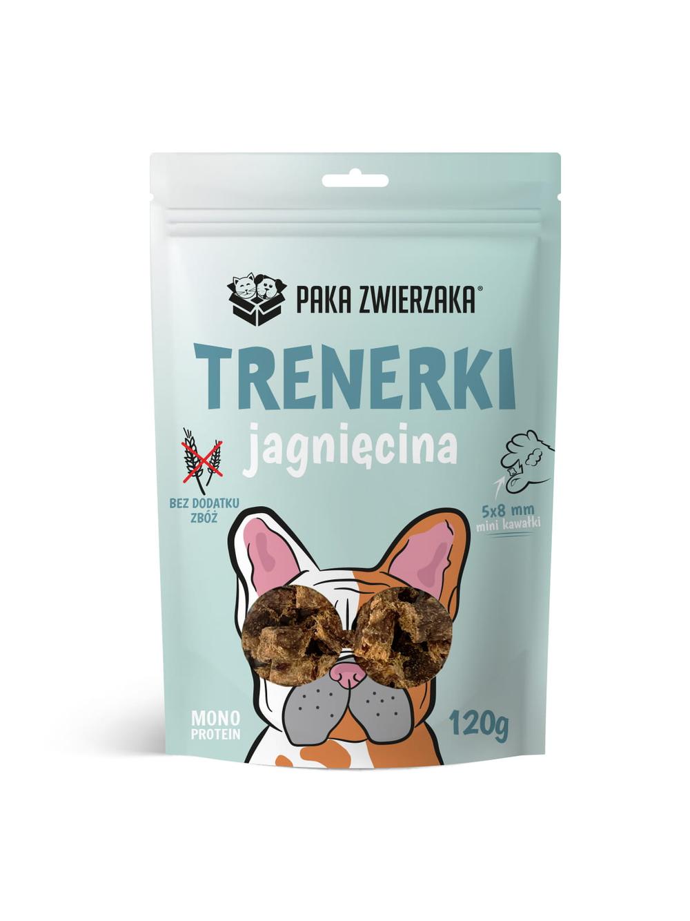PAKA ZWIERZAKA -Trenerki Jagnięcina 120g