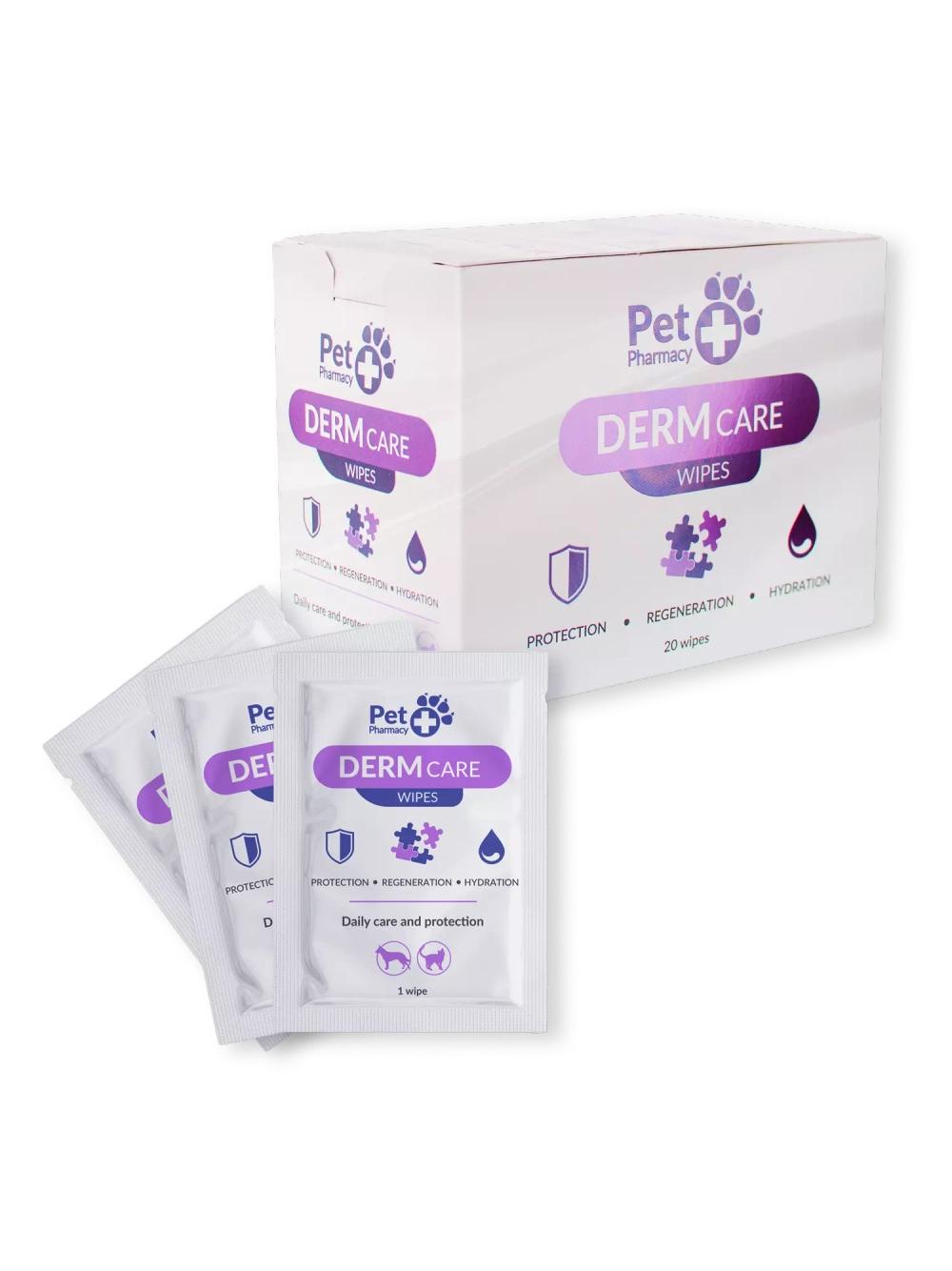 VETFOOD Derm Wipes chusteczki 20 szt.
