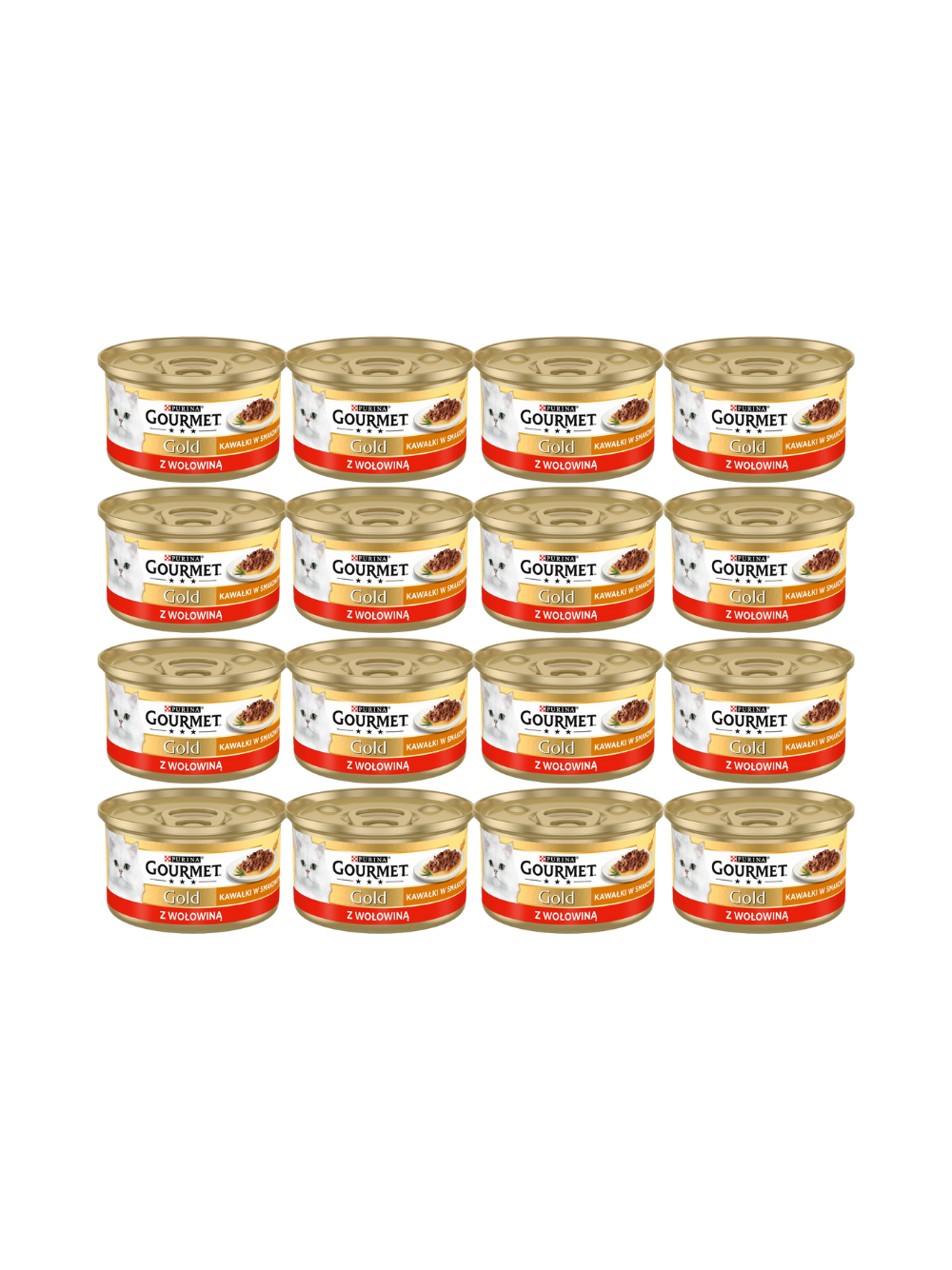 Purina Gourmet Gold Sauce Delight z wołowiną 48x85g