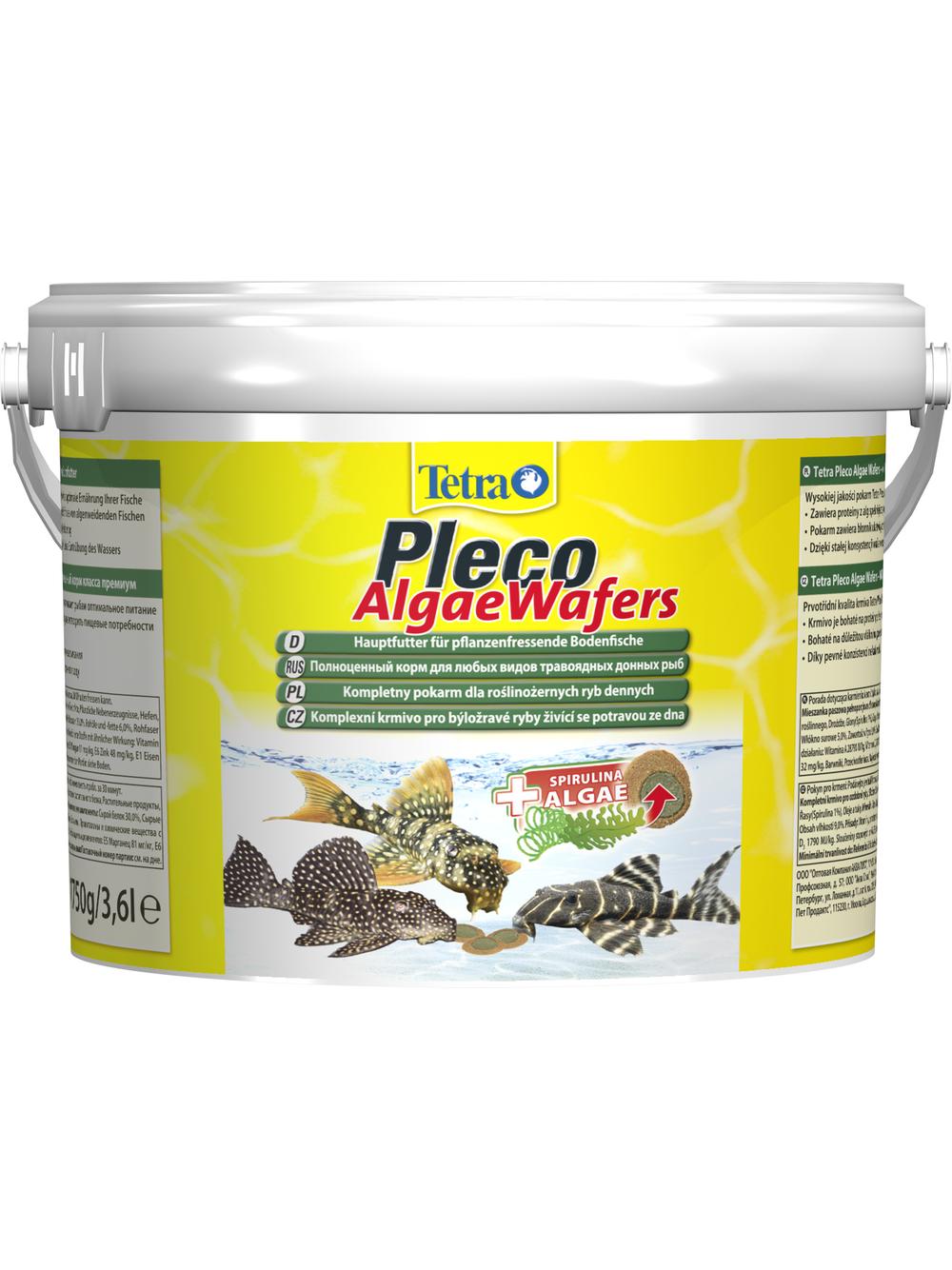 TETRA Pleco Spirulina Wafers (Pleco Alge Wafels) 3,6 l