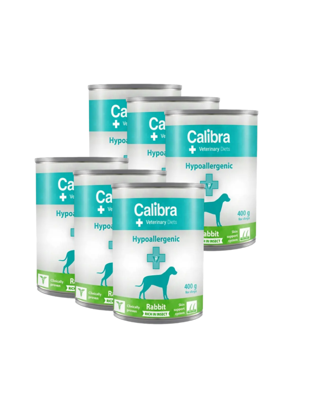 CALIBRA Veterianry Diets Dog Hypoallergenic Insect & Rabbit 6x400g