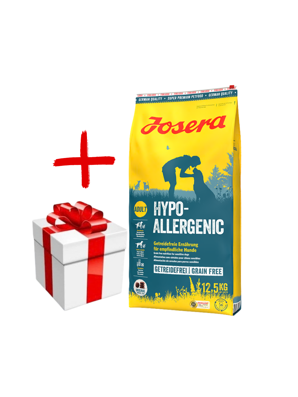 JOSERA Hypoallergenic 12,5kg + NIESPODZIANKA DLA PSA GRATIS!