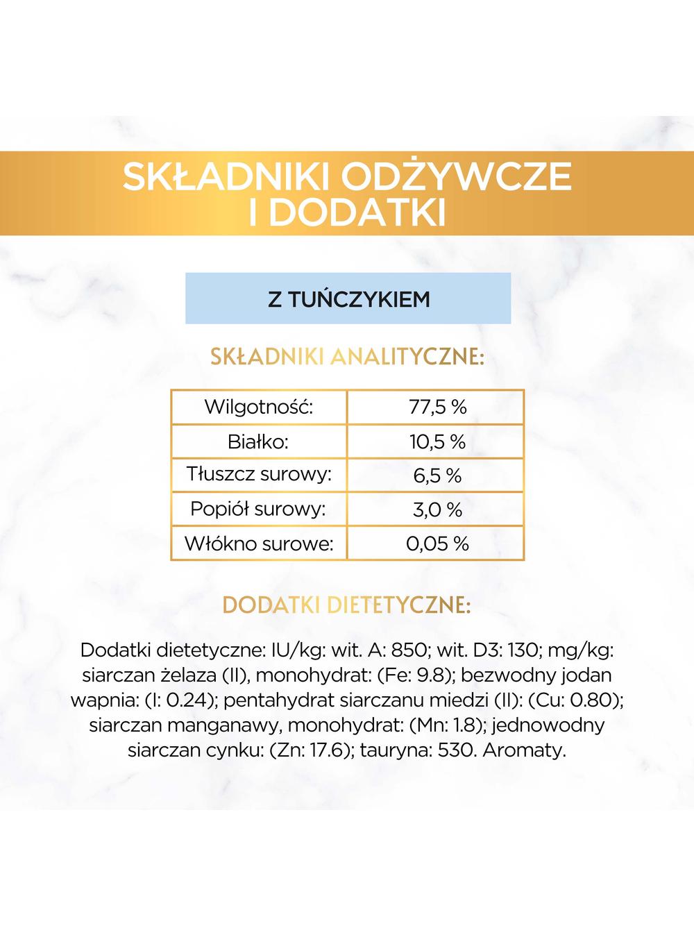 Purina Gourmet Gold mus z tuńczykiem 85g