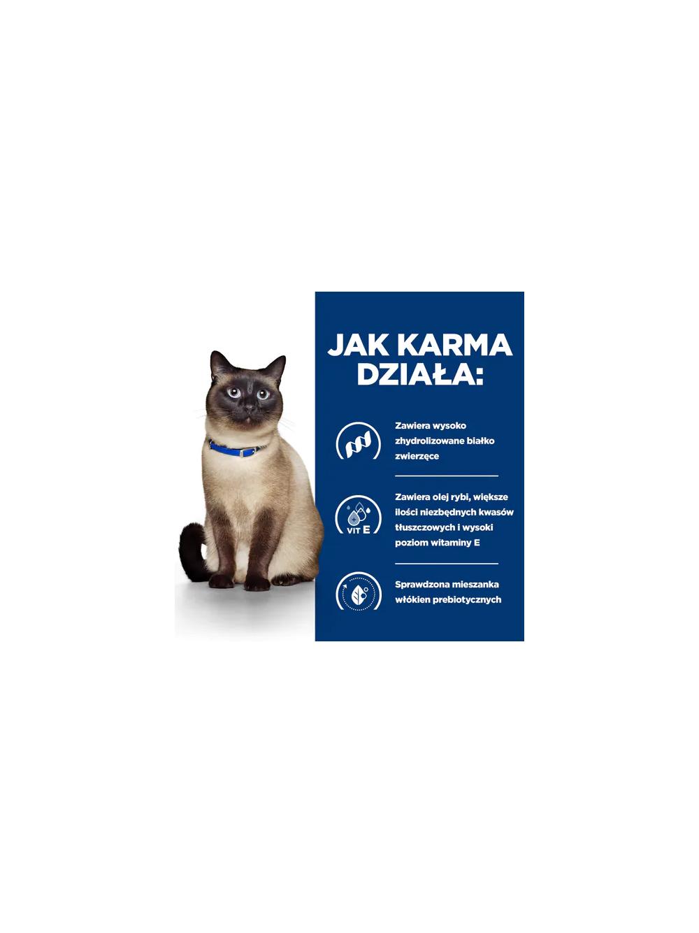 HILL'S PD Prescription Diet Feline z/d Food Sensitivities 1,5kg/Opakowanie uszkodzone (8755) !!!!