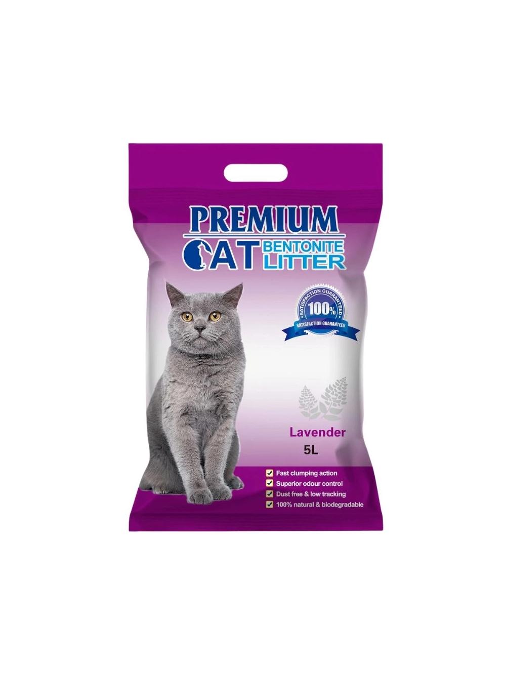 Premium Cat Żwirek Bentonitowy Zbrylający - Mix 3x5L