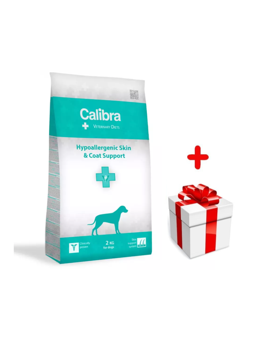 Calibra Veterinary Diets Dog Hypoallergenic skin/coat 2kg + Niespodzianka dla psa GRATIS