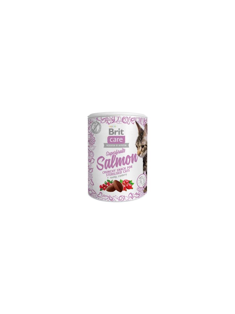 BRIT CARE Cat Snack Superfruits Salmon 100g