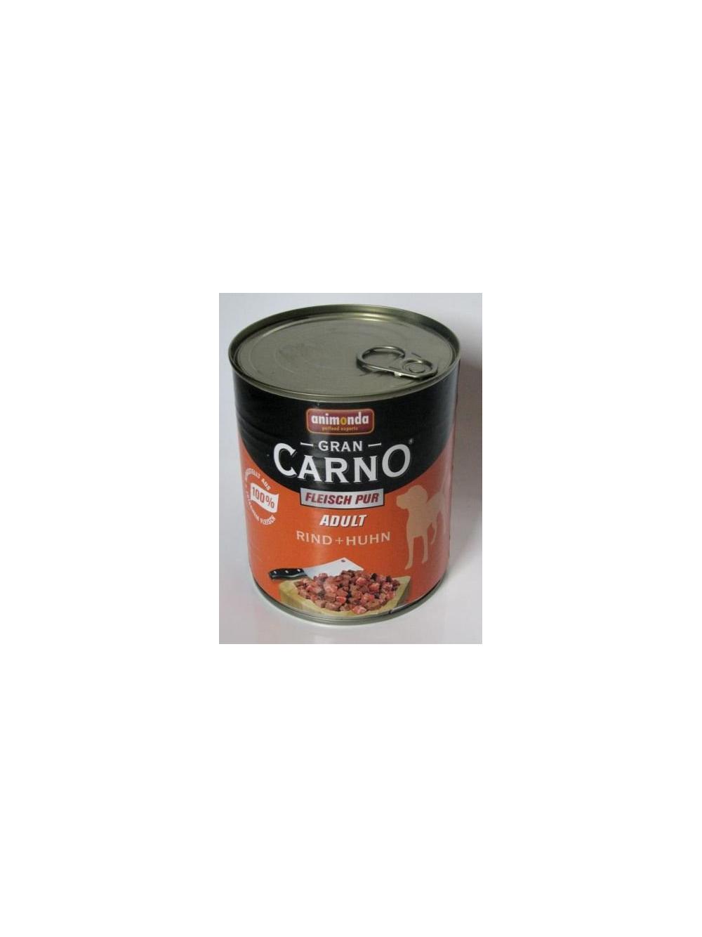 ANIMONDA GranCarno Adult Dog smak: Wołowina + kurczak 6 x 800g