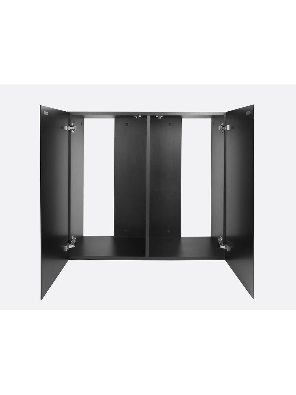 AQUAEL ZESTAW GLOSSY 100 D&N CZARNY + SZAFKA