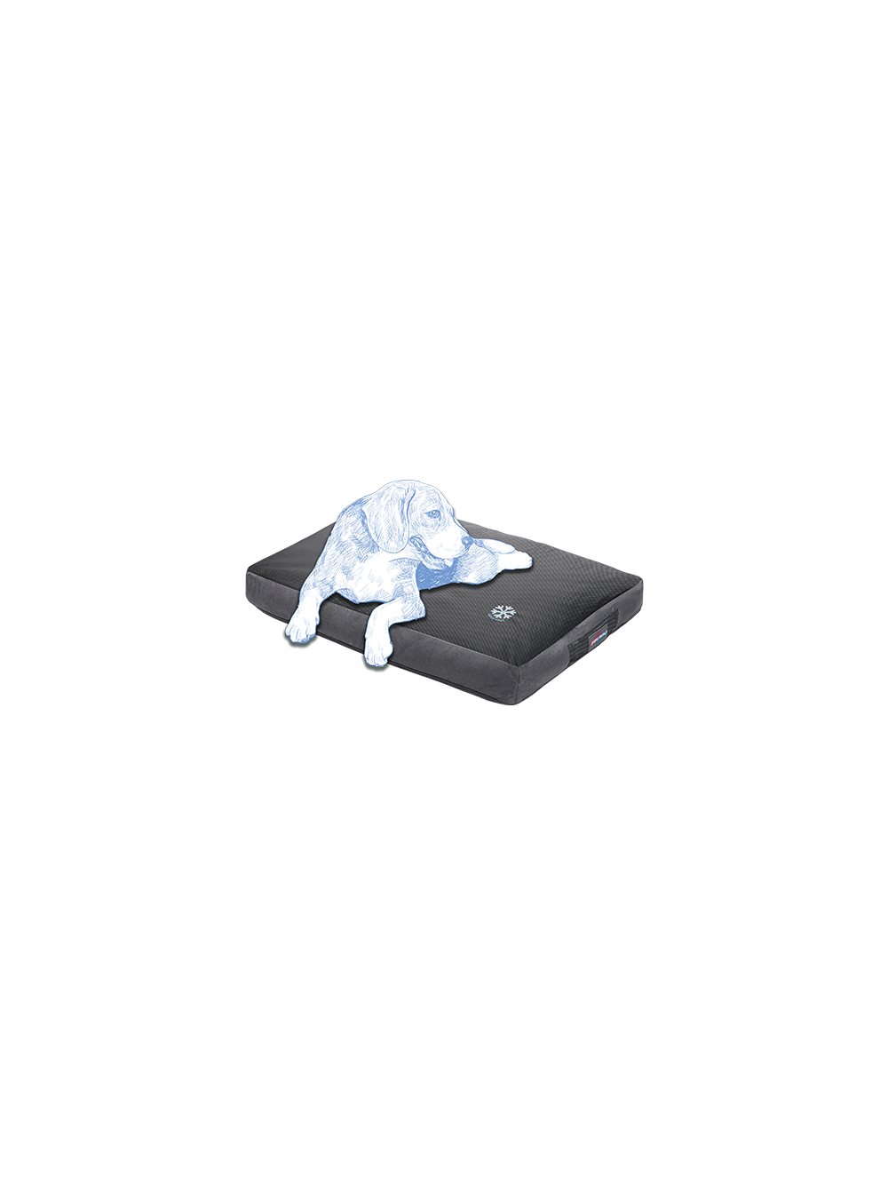 ThermoSwitch MILOS Legowisko szare XL