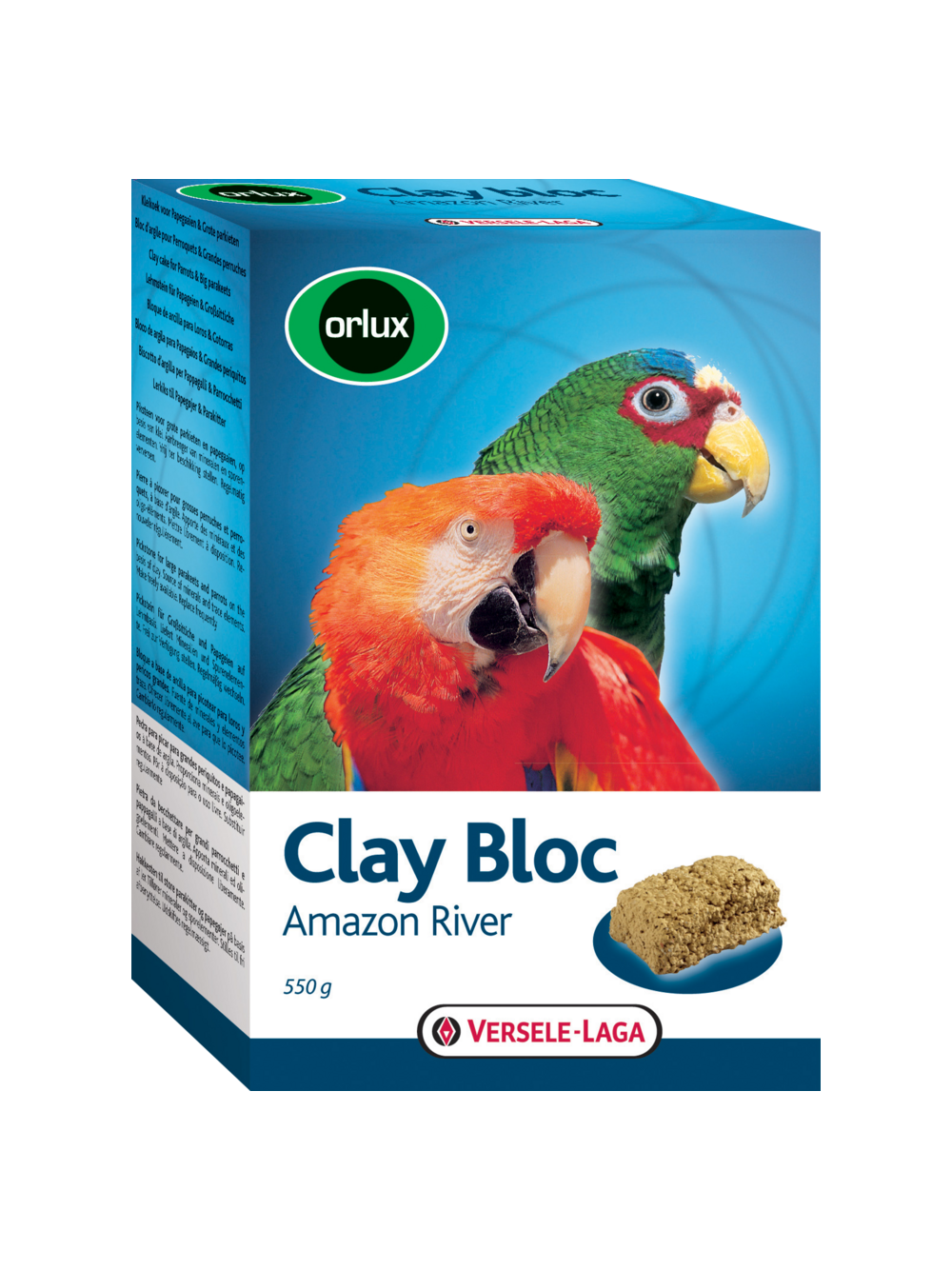 VERSELE LAGA Clay Bloc Amazon River 550g kostka gliniana dla papug