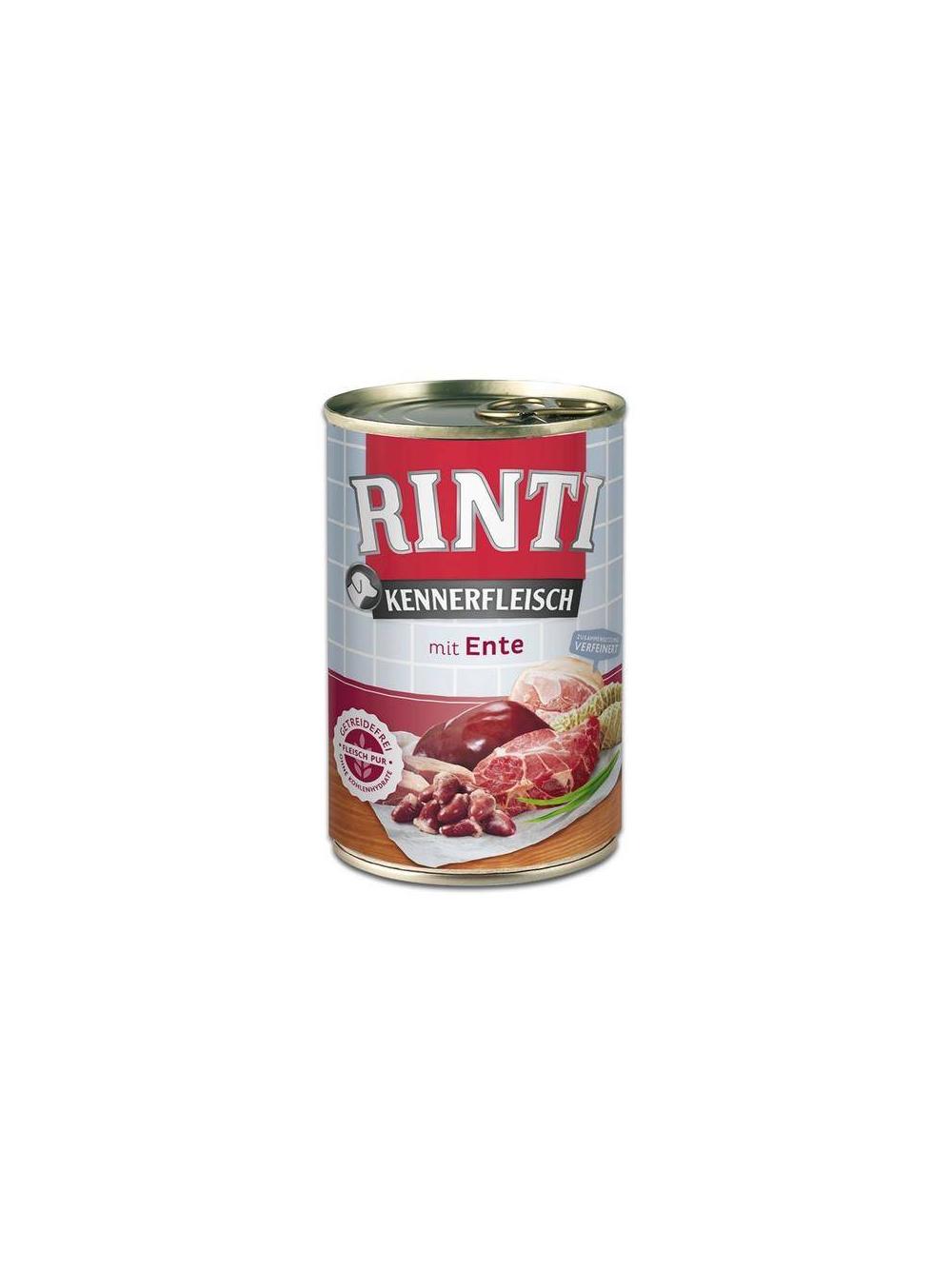 Rinti Kennerfleisch Ente karma mokra dla psa - kaczka 400g