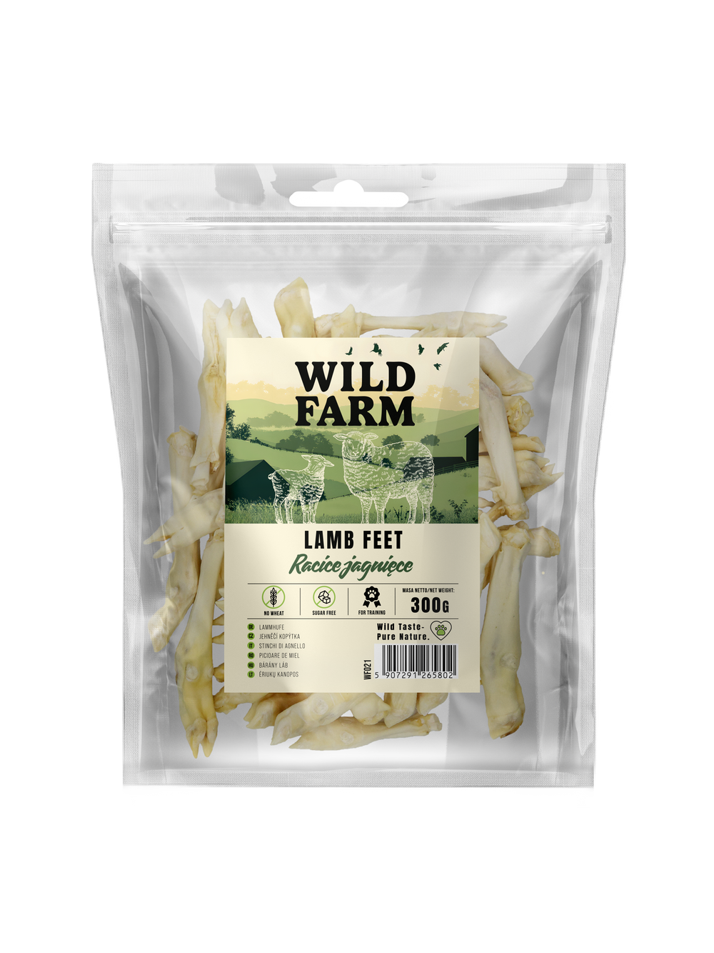 WILD FARM racice jagnięce 300g przysmak dla psa