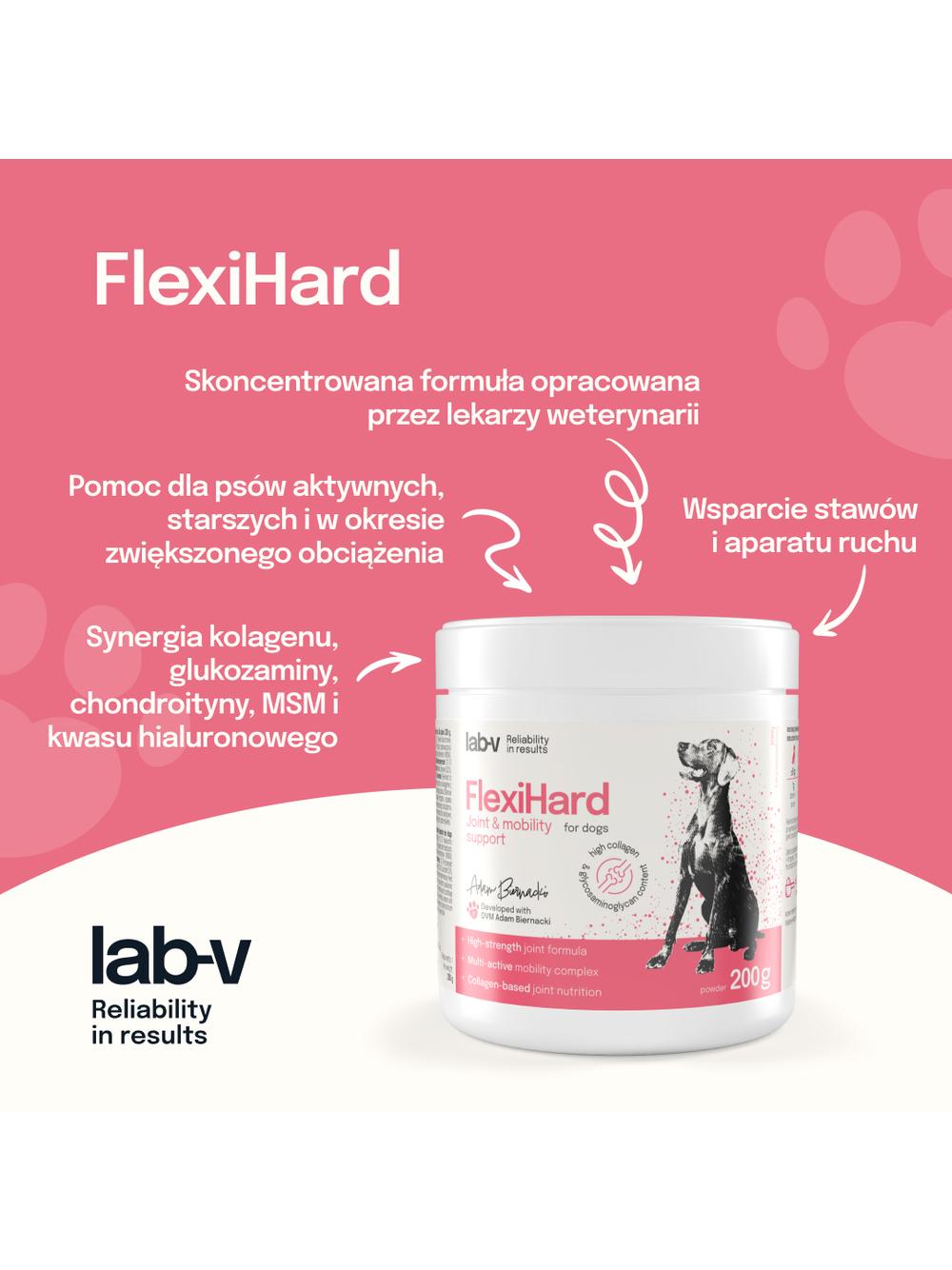 FlexiHard – wsparcie prawidłowej kondycji stawów i aparatu ruchu dla psów 200 g