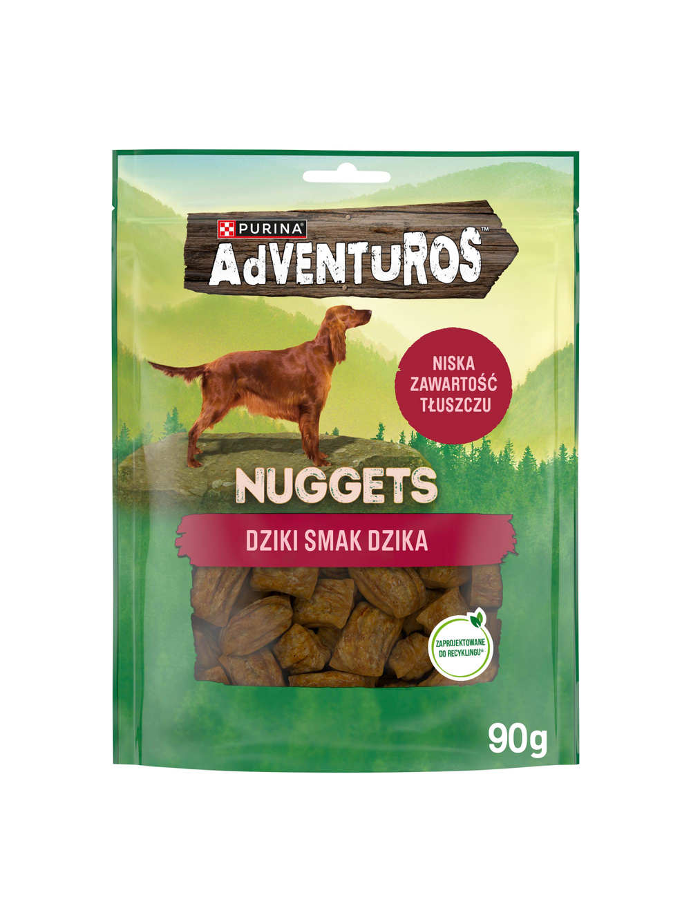 ADVENTUROS Nuggets Bogate w dzika 90g