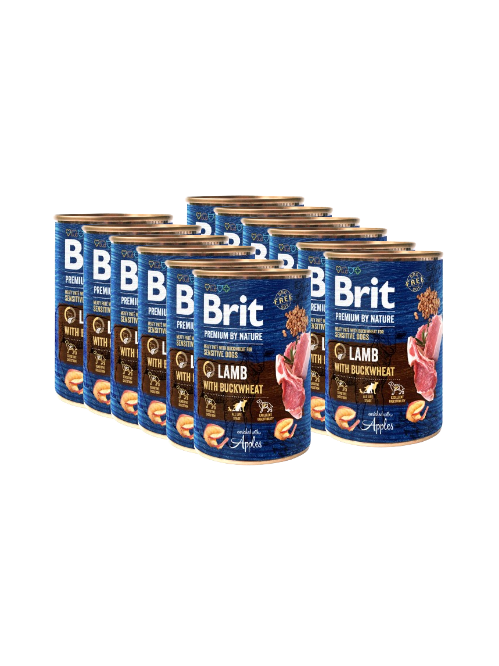 Brit Premium by Nature Lamb With BUCKWHEAT 12x400g