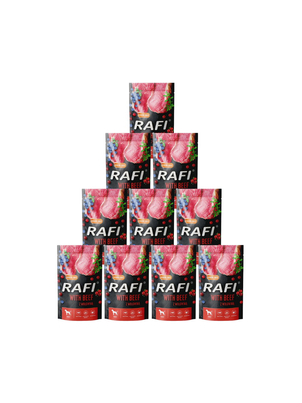 DOLINA NOTECI Rafi z wołowiną 10x500g