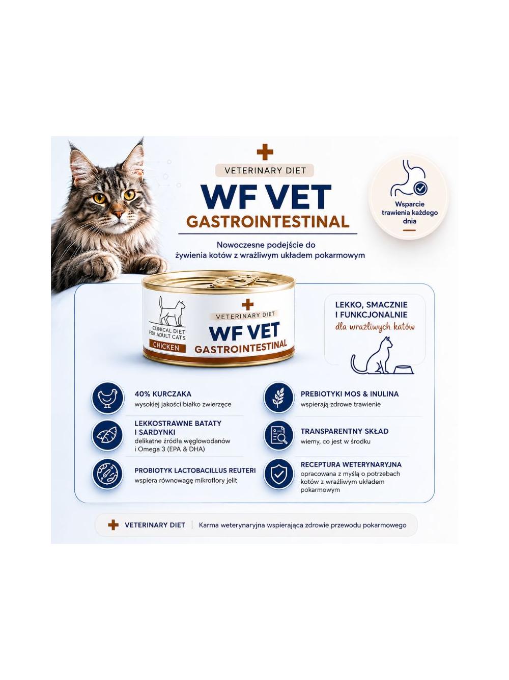 WF VET Gastrointestinal cat chicken 85g