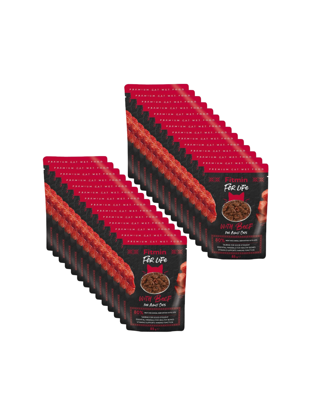 Fitmin Cat For Life Adult Beef 28x85g
