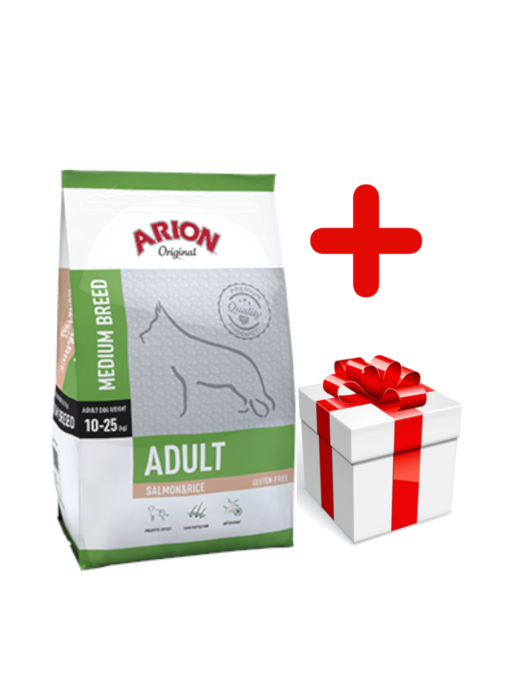 ARION Original Adult Medium Breed Salmon & Rice 12kg + niespodzianka dla psa GRATIS!