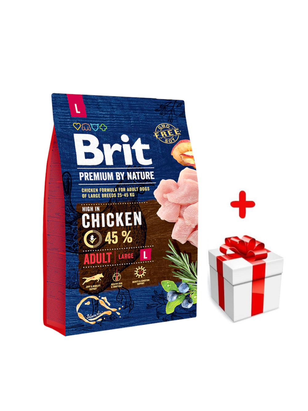 BRIT Premium By Nature Adult L 3kg + niespodzianka dla psa GRATIS!