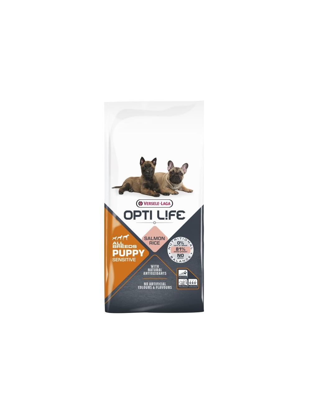 VERSELE-LAGA Opti Life Puppy Sensitive 12,5kg/Opakowanie uszkodzone (4601,7999,8002) !!!