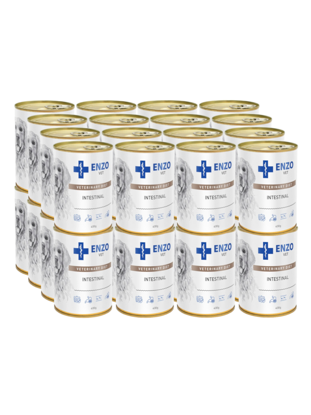 ENZO VET Intestinal dieta z chorobami przewodu pokarmowego z jagnięciną dla psów 32x400g