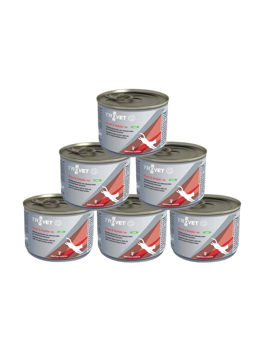 TROVET RID Renal & Oxalate (dla kota) 6 x 200g - jagnięcina