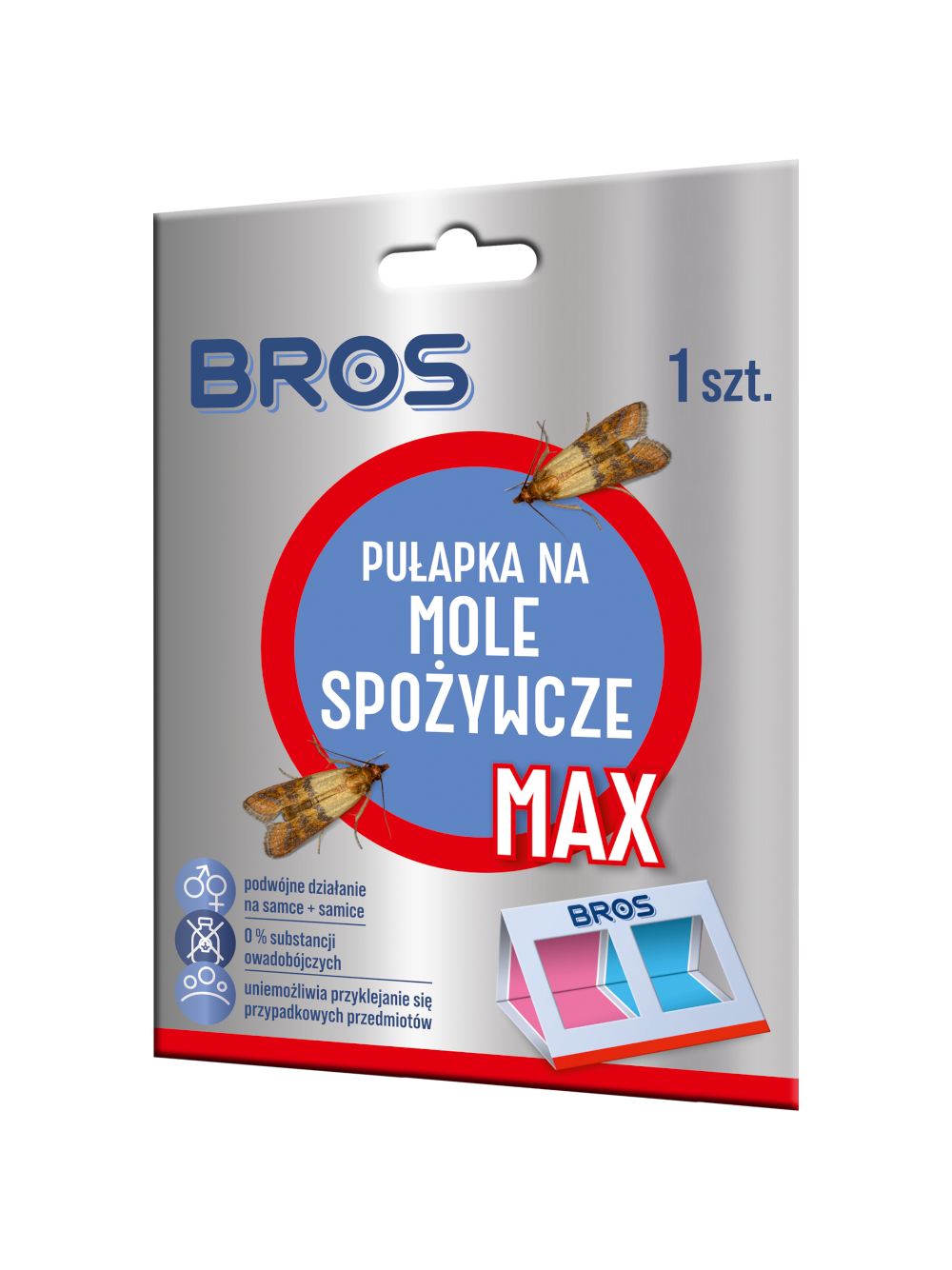 BROS Pułapka na mole spożywcze MAX 1szt.