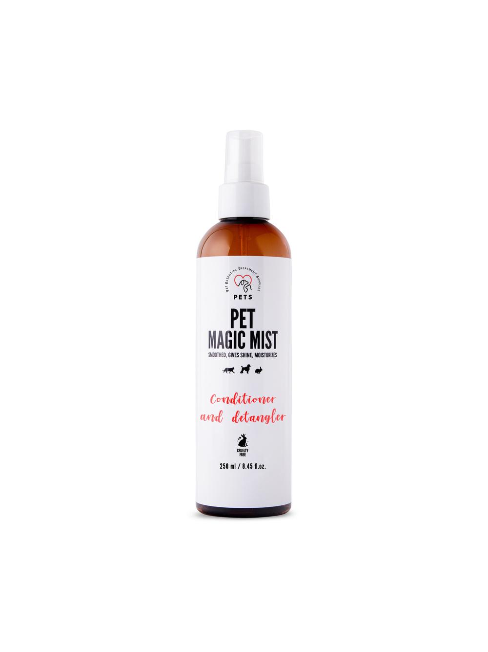 PET Shampoo Aloe Vera/Szampon Aloesowy 250ml Odżywczy i nabłyszczający + Pet Magic Mist - Magiczna Mgiełka do Sierści 250ml Łatwe rozczesywanie i odżywiona sierść