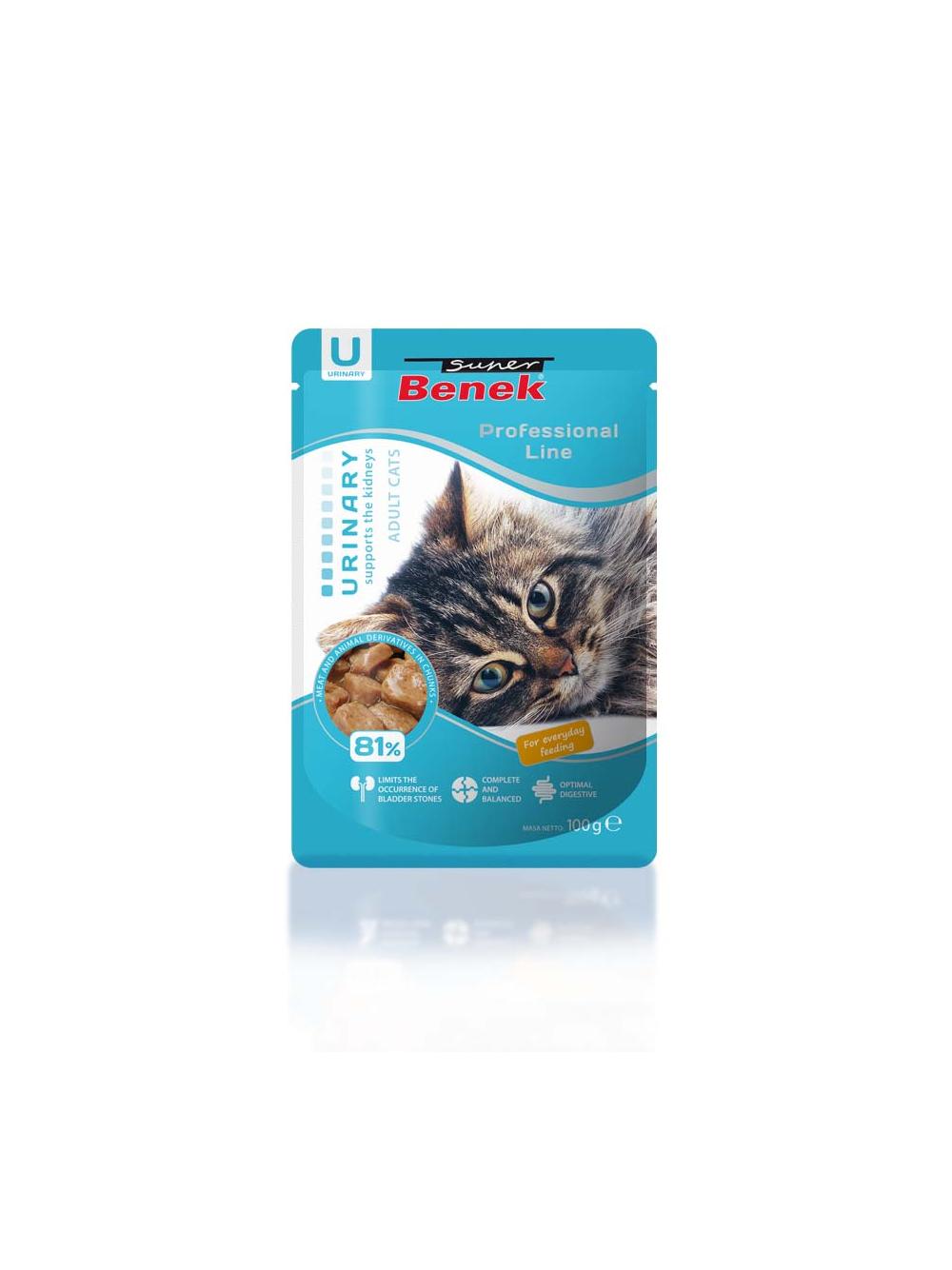 Super Benek Saszetka dla kota urinary 24x100g