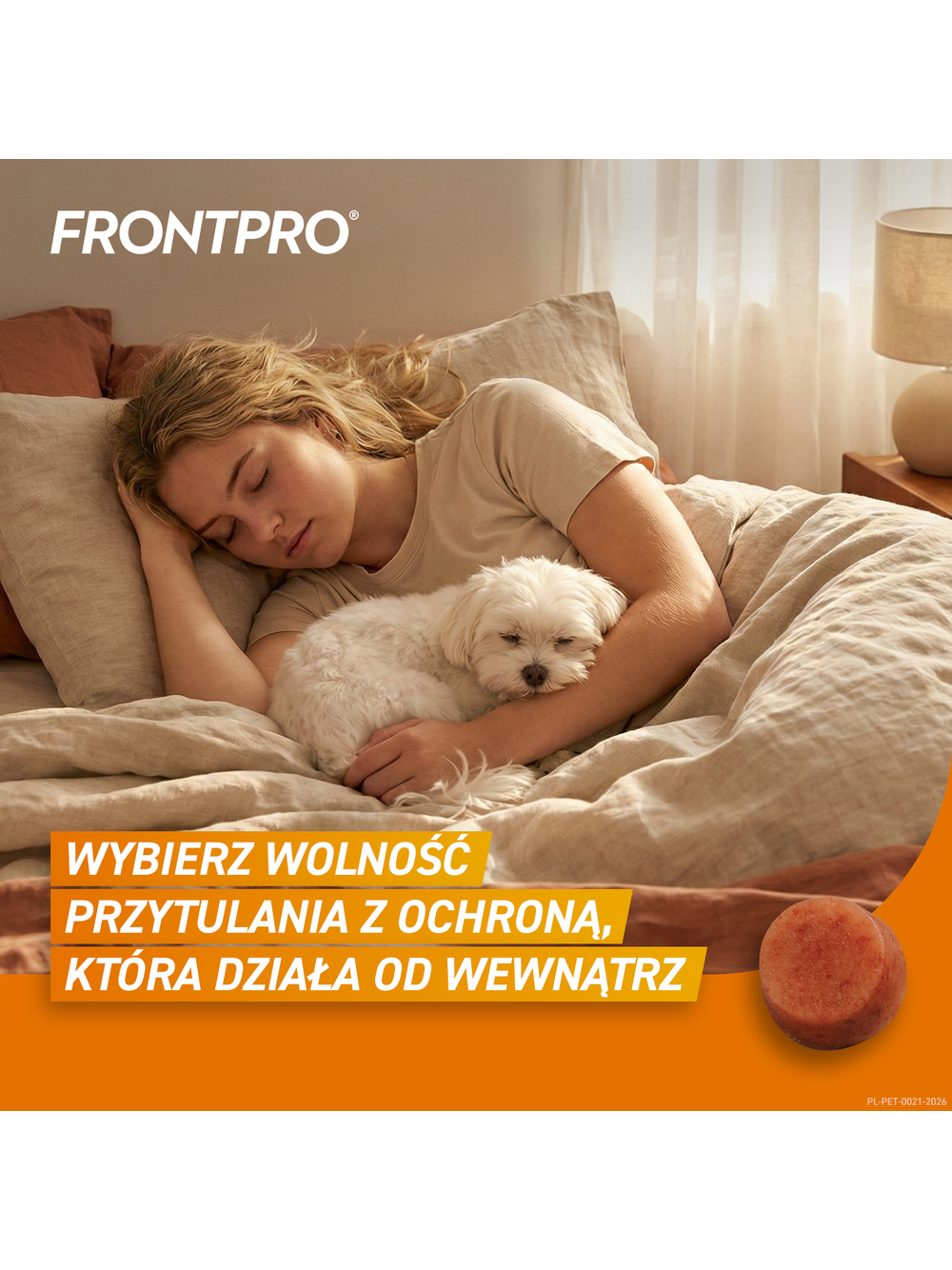 Frontpro tabletki na pchły i kleszcze S 11,3mg 2-4kg 1 TABLETKA