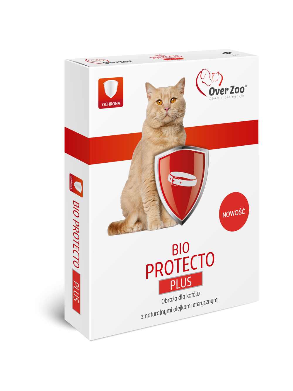 OVER ZOO Obroża BIO PROTECTO Plus dla kotów 35cm