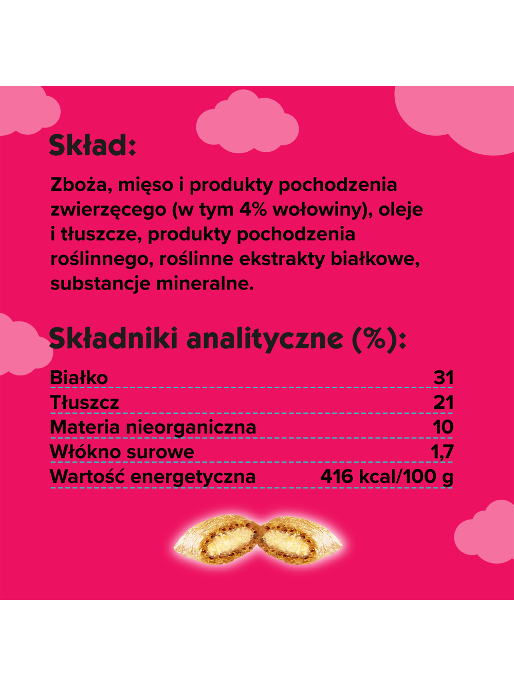 DREAMIES 6x60g - przysmak dla kota z wyśmienitą wołowiną