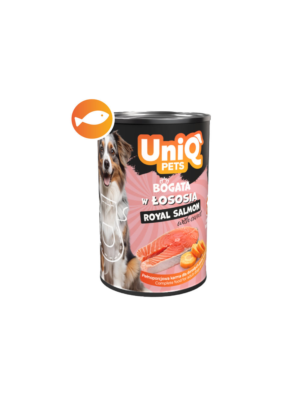 UNIQ PETS Mokra Karma dla psa ROYAL RABBIT 375g kurczak