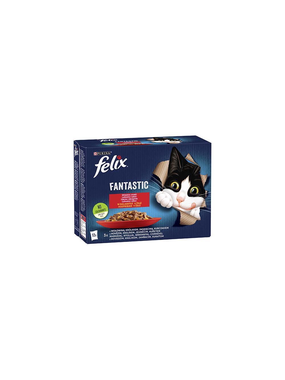 FELIX Fantastic Wiejskie Smaki w galaretce: 12x85g