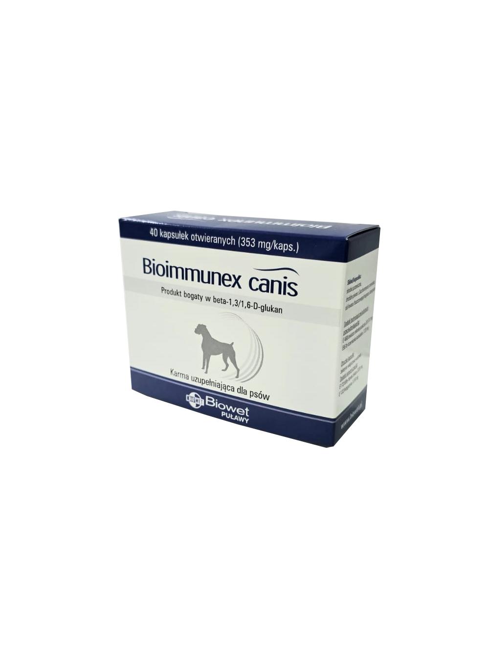 BIOWET Bioimmunex Canis 40 kapsułek