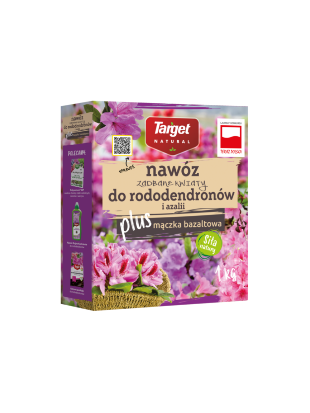 NAWÓZ ZADBANE KWIATY DO RODODENDRONÓW I AZALII Z MĄCZKĄ BAZALTOWĄ 1 KG