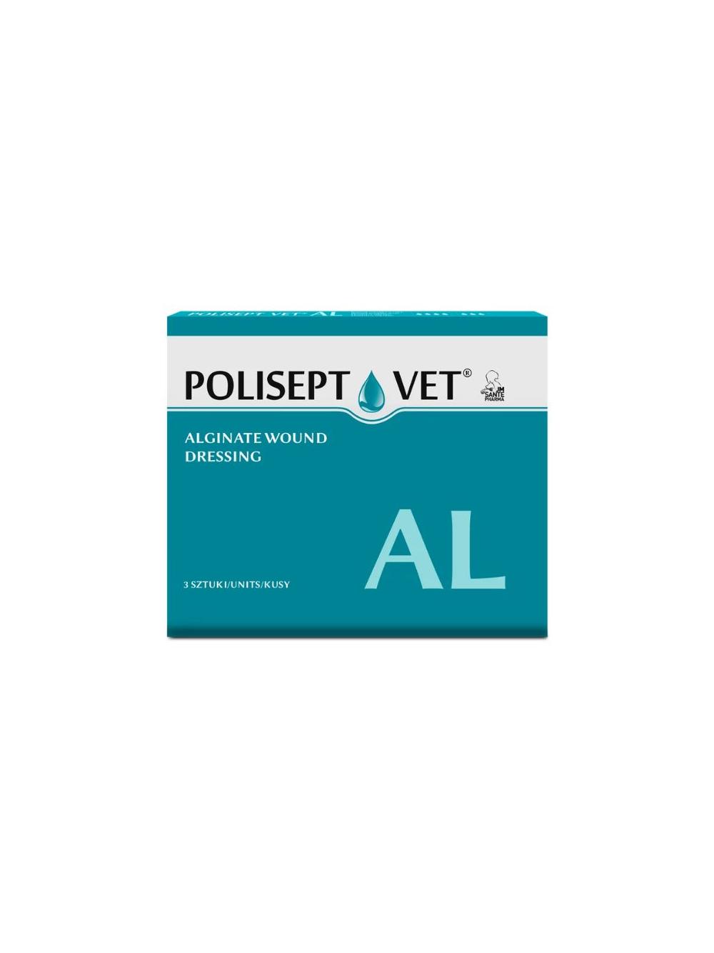 POLISEPT VET® AL – opatrunek na rany dla psa i kota 3 szt.