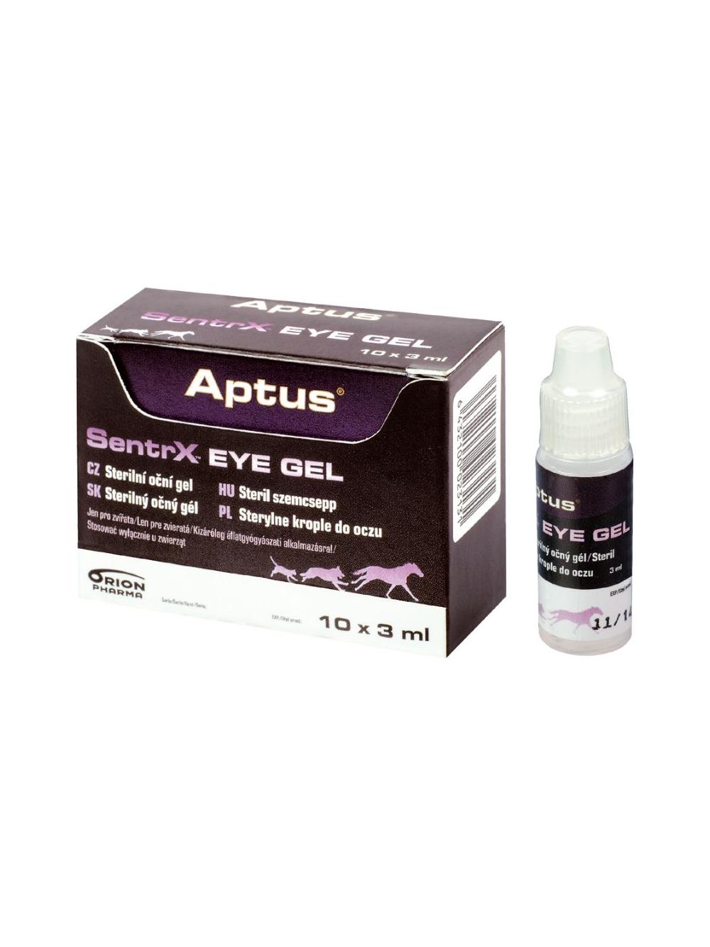 APTUS SENTRX EYE GEL sterylny żel do oczu z kwasem hialuronowym 10x3ml