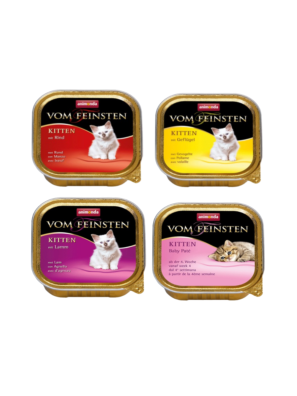 ANIMONDA Cat Vom Feinsten Mix Smaków 32x100g